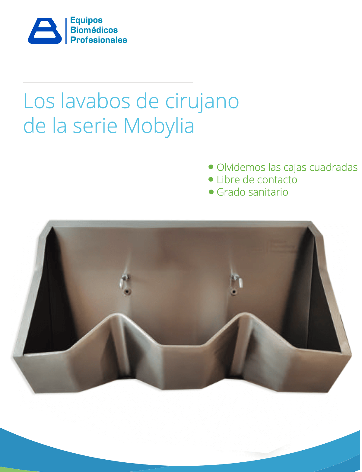 Equipos Biomédicos Profesionales Catálogo Lavabo de cirujano de serie Mobylia